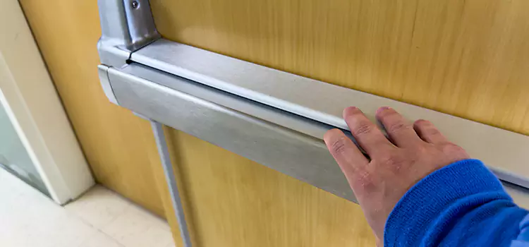 Installing a Push Bar on a Door Albert Lea